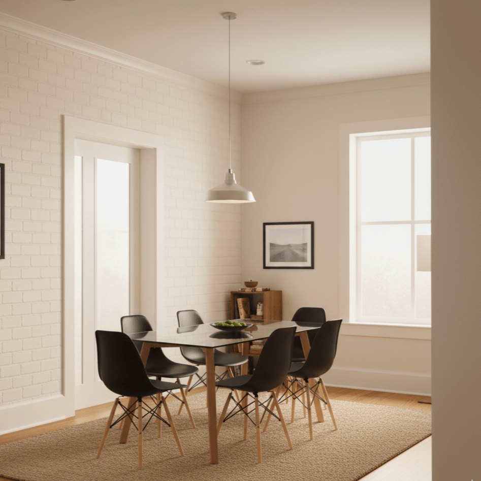 Dining Chair - 6 Emma chairs at a table urban home setting - That Couch Place