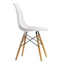 Clear Dining Chair on a white backgound - Emma: A Modern Classic for Your Space