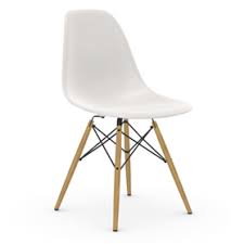 White Emma Dining Chair on a white background- That Couch Place