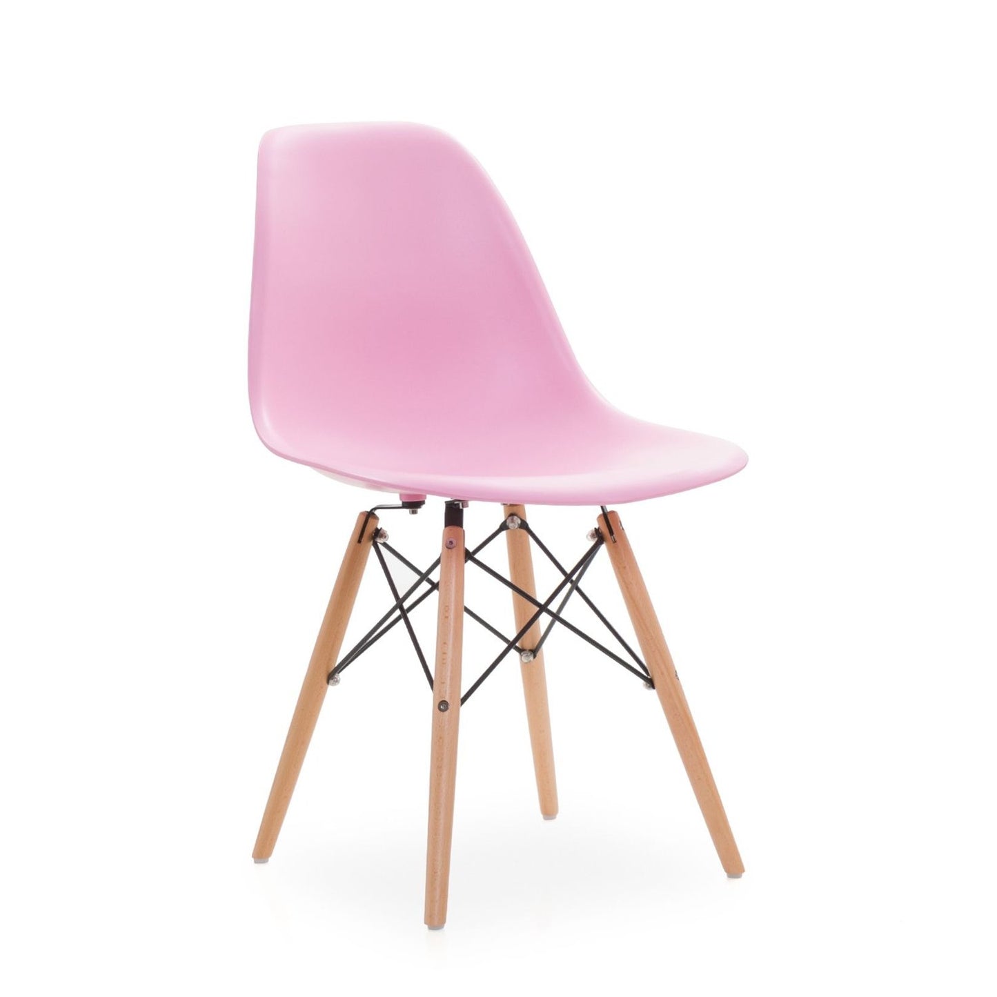 Pink Emma Dining Chair on a white background - That Couch Place