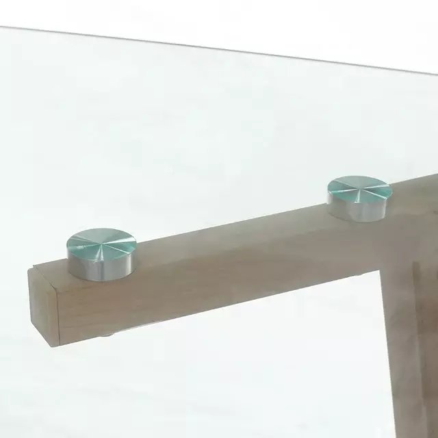 Glass Table Dining Room Set glass close up - That Couch Place