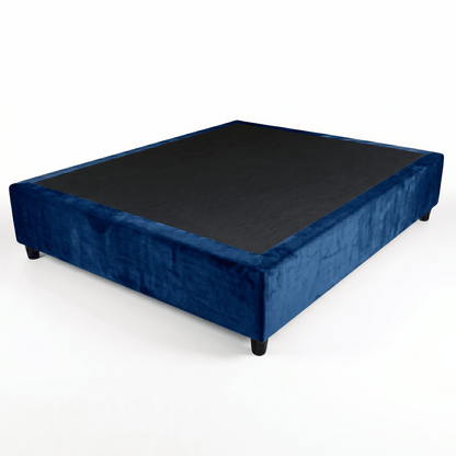 Blue bed base mattress foundations - That Couch Place