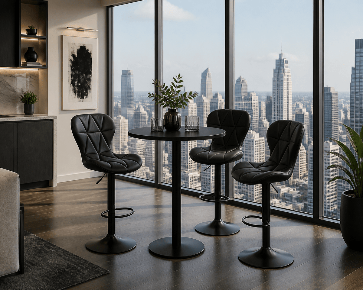 Premium Black or White Bar or kitchen Table - That Couch Place