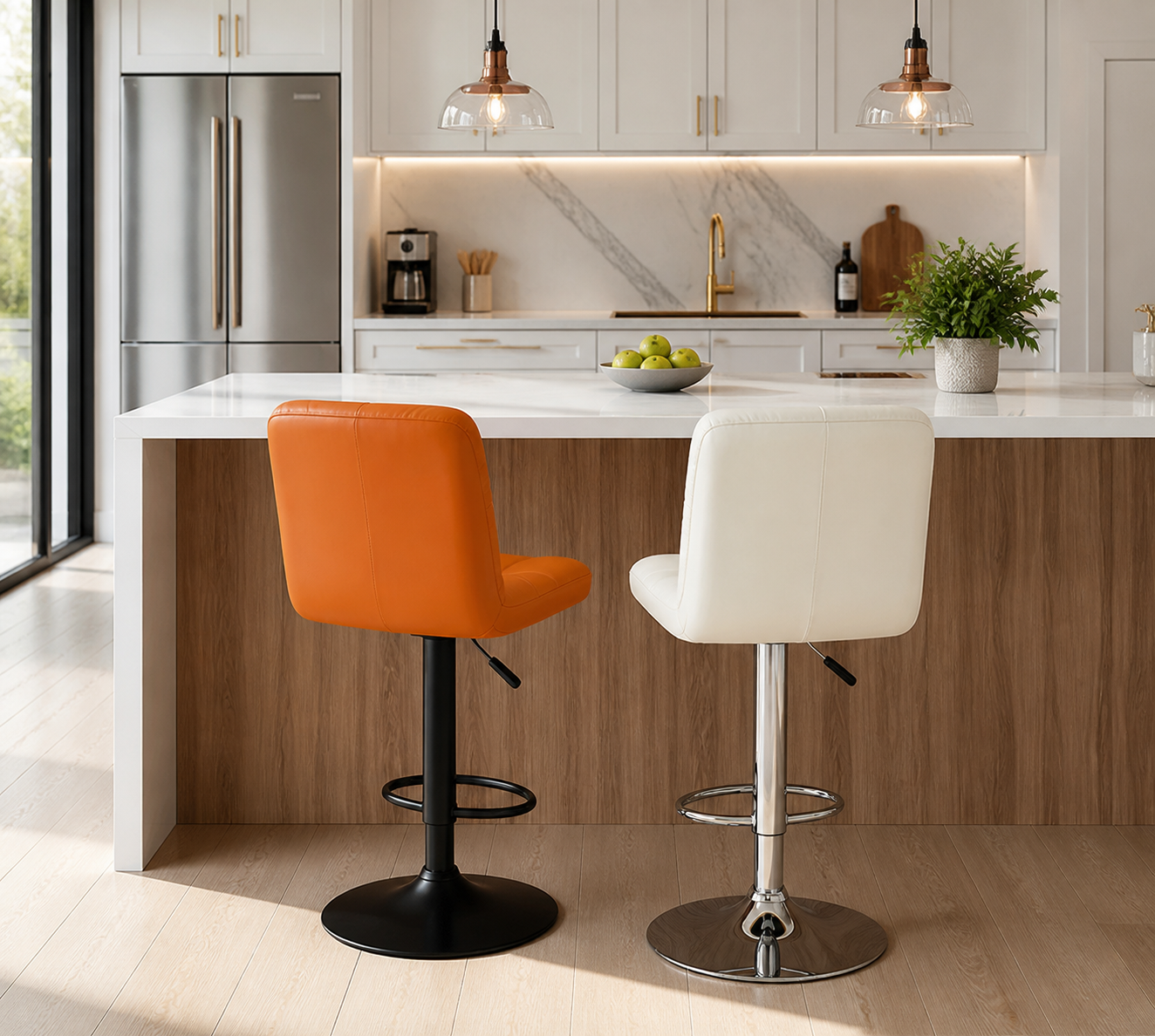 The Comfy Chic Bar Chair - PU Leather