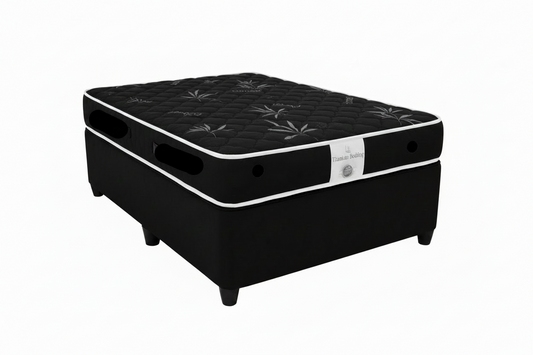 Durable Comfort Full Foam Mattress Set – Medium Density (188cm) on white background - That Couch Place