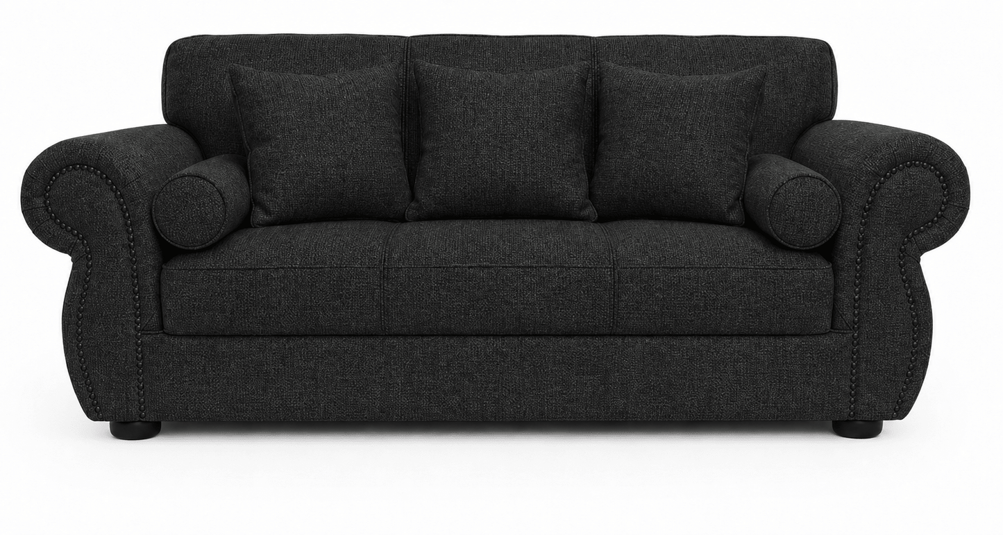 3 Seater seater couch on a white background
