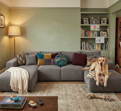 The Bubble Modular Sofa | Jumbo Corduroy Edition with Pocket Spring Core - That Couch Place