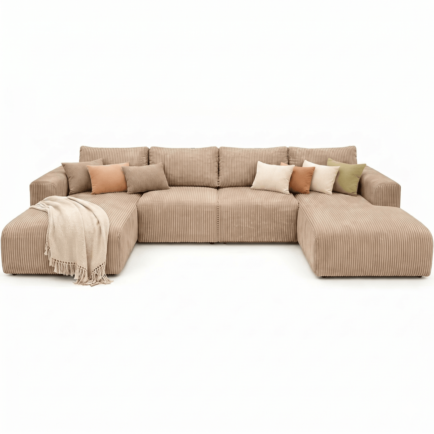 The Bubble Modular Sofa | Jumbo Corduroy Edition with Pocket Spring Core - That Couch Place