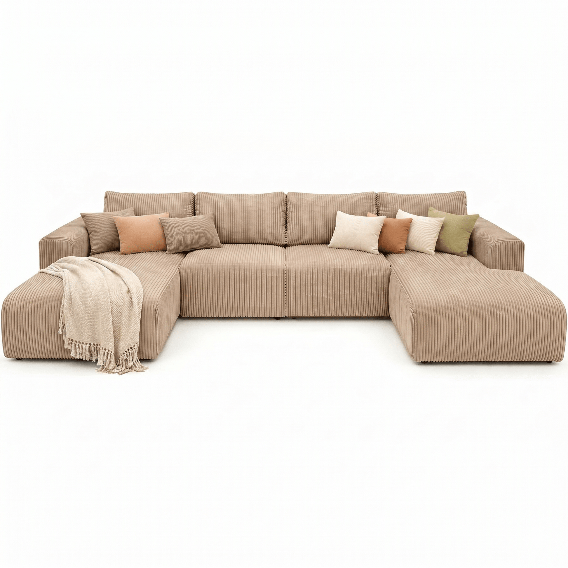 The Bubble Modular Sofa | Jumbo Corduroy Edition with Pocket Spring Core - That Couch Place