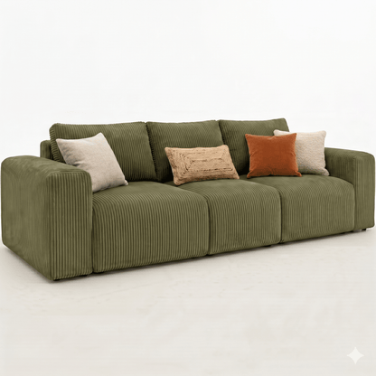 The Bubble Modular Sofa | Jumbo Corduroy Edition with Pocket Spring Core - That Couch Place