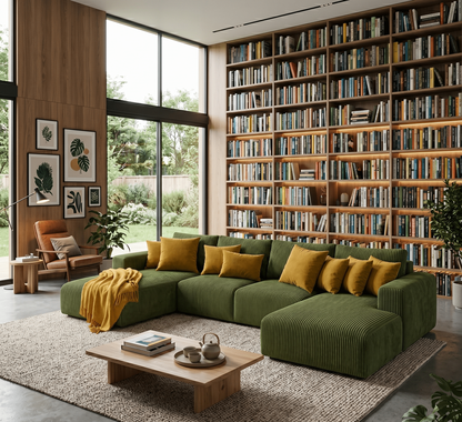 The Bubble Modular Sofa | Jumbo Corduroy Edition with Pocket Spring Core - That Couch Place