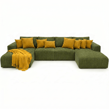 The Bubble Modular Sofa | Jumbo Corduroy Edition with Pocket Spring Core - That Couch Place