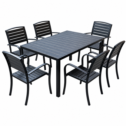 Outdoor Steel Table And Chairs on a white bacground