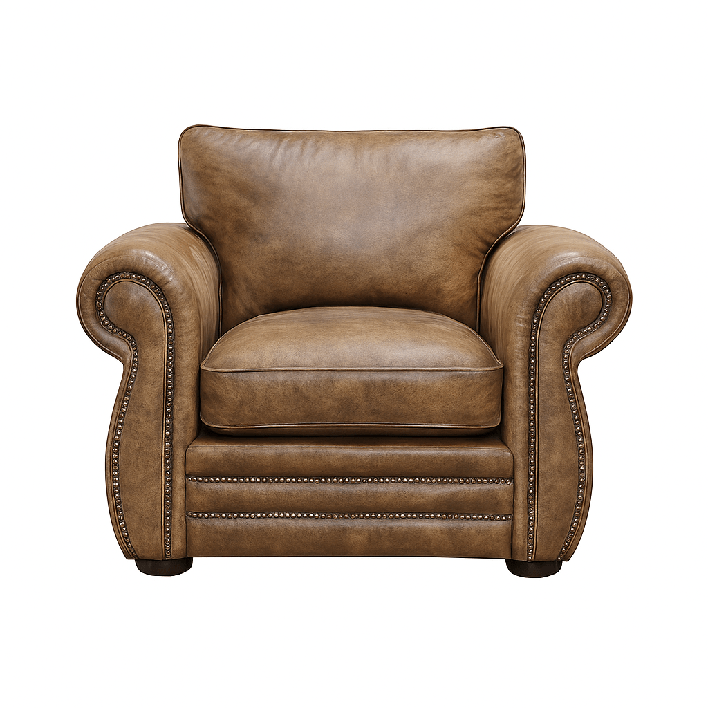 Dingaan 1 seat couch on white background - That Couch Place