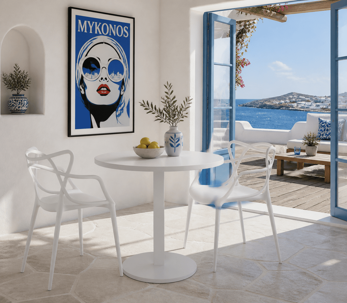 Premium Black or White Bar or kitchen Table - That Couch Place