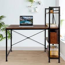 Computer table with 4 Tier Shelves - That Couch Place