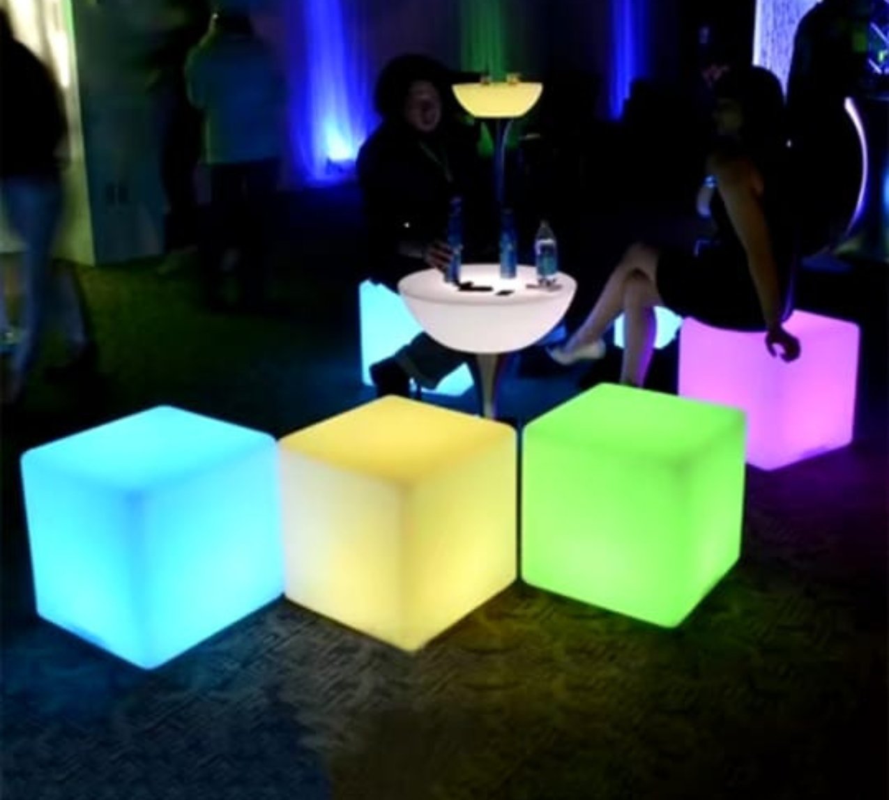 LED Square Seats - That Couch Place