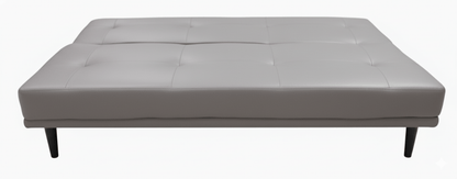 Gray opened sofa bed on a white background That Couch Place