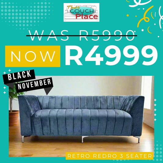 Retro Redro 3 Seater - That Couch Place