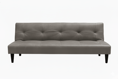 Gray sofa bed on a white background That Couch Place
