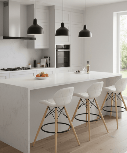 The Sophia Padded Bar Chair: urban sophistication at a kitchen island - That Couch Place