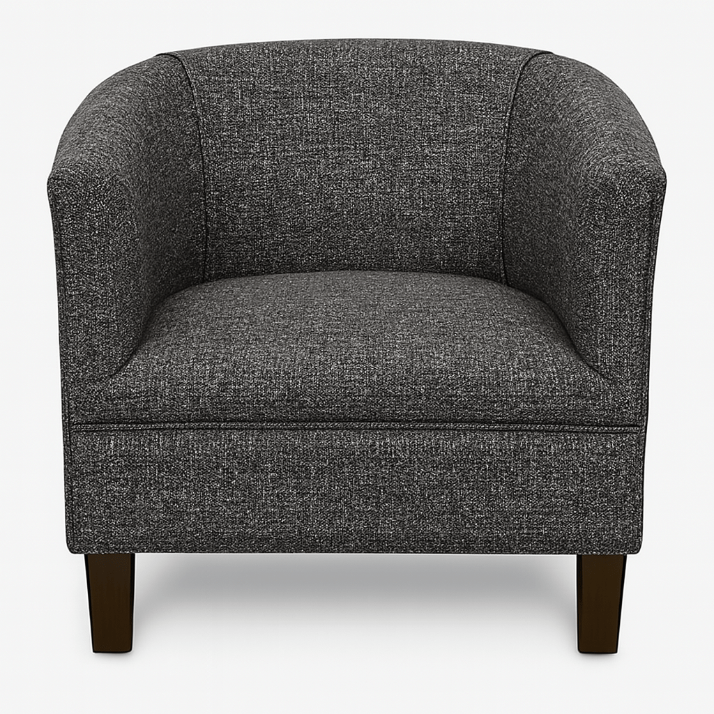 Dark Grey Tub Chair