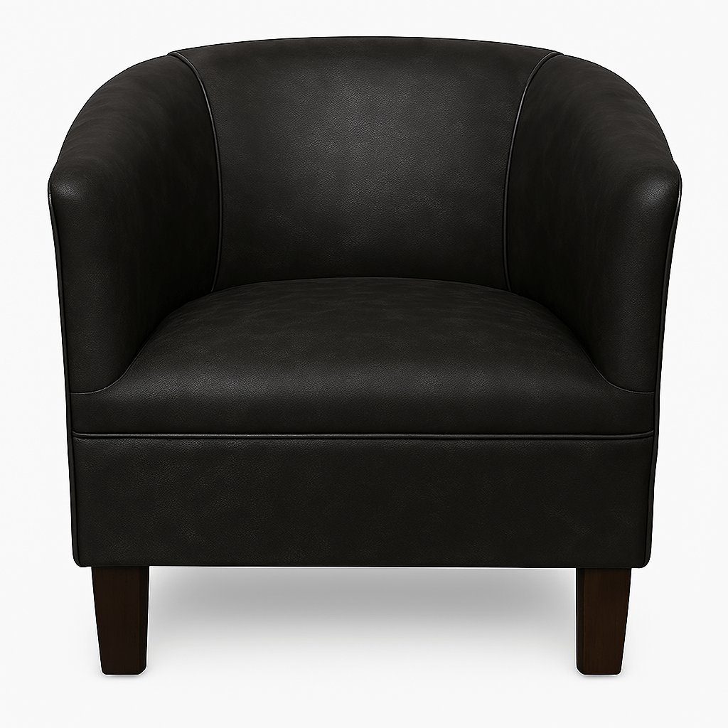 Black Buffalo Tub Chair