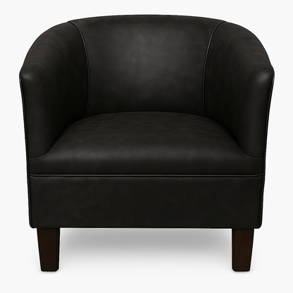 Black Buffalo Tub Chair