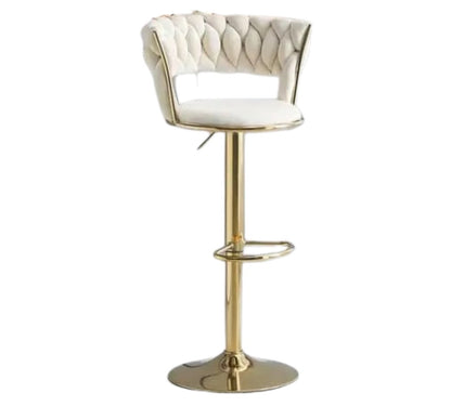 Velvet Bar Chairs on white background- That Couch Place