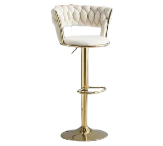 Velvet Bar Chairs on white background- That Couch Place