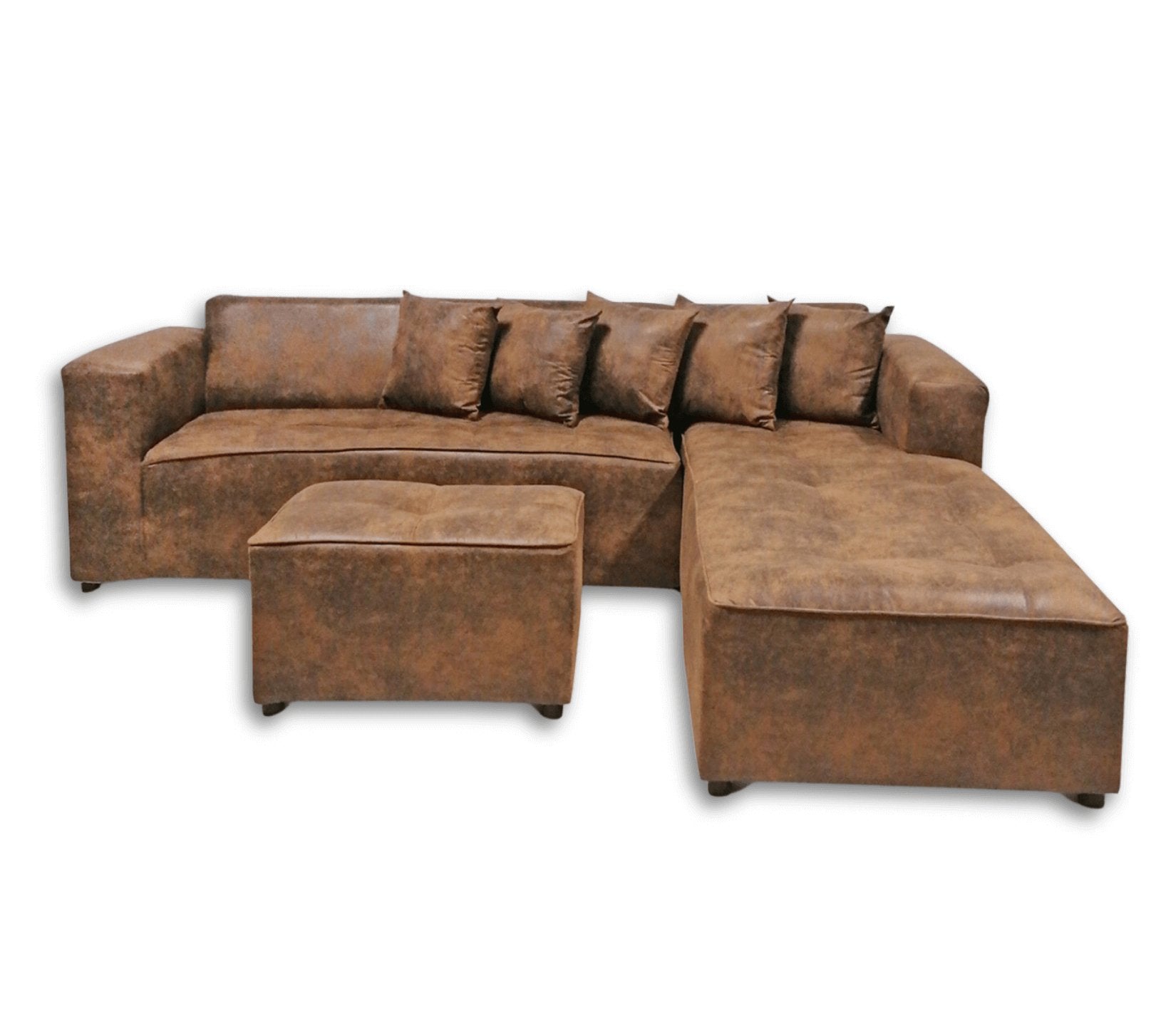 L shaped online leather lounge suite